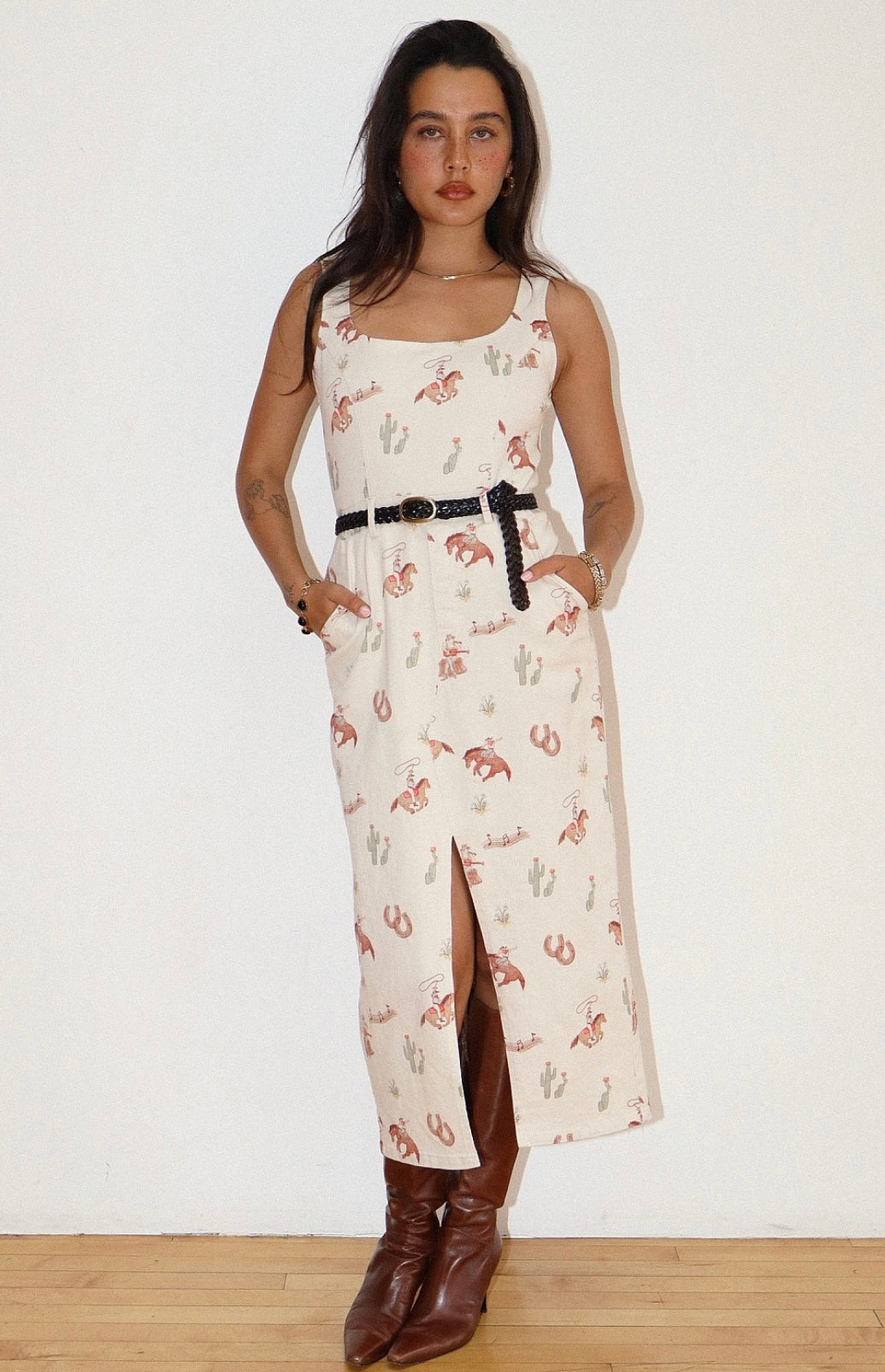 RODEO BABY MIDI DRESS