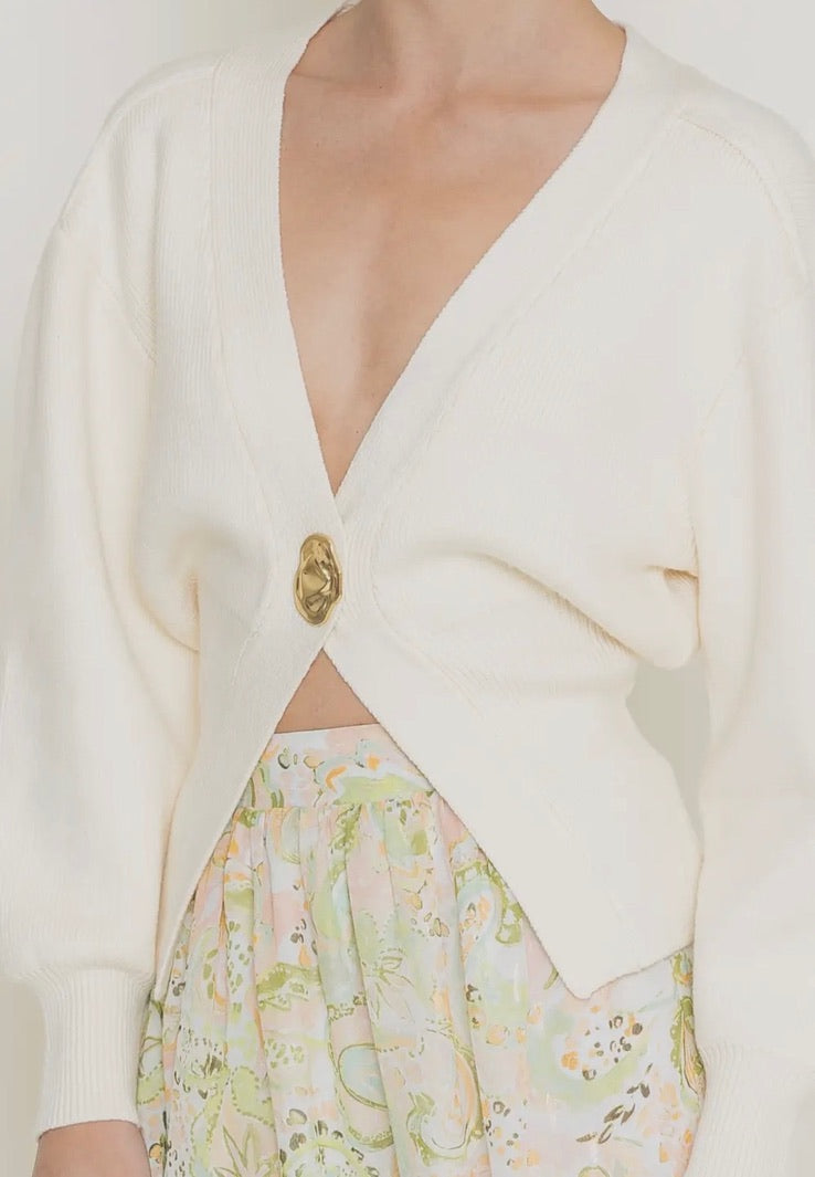 VAIL CREAM CARDIGAN