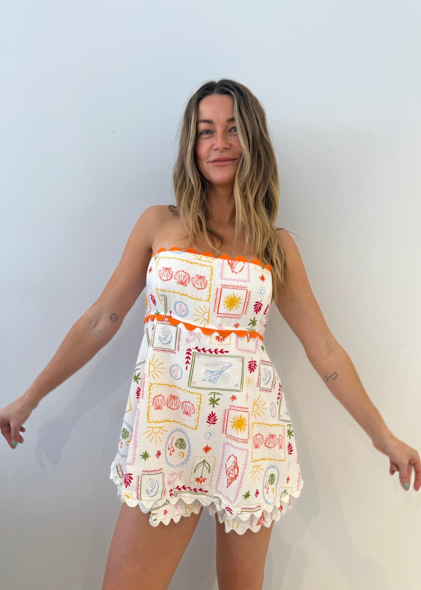 BURST OF BLISS ROMPER