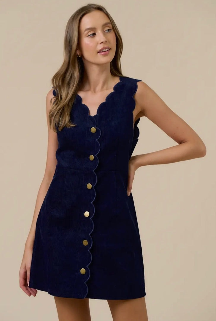 EMILY CORDUROY DRESS