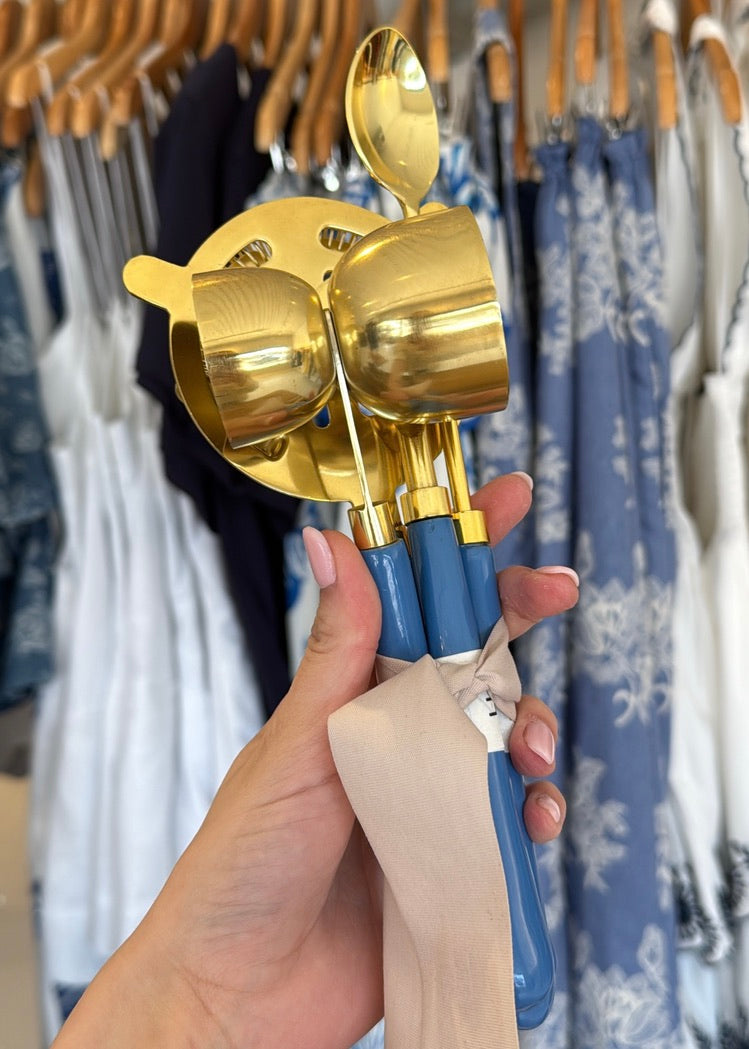 4- PIECE BARWARE SET