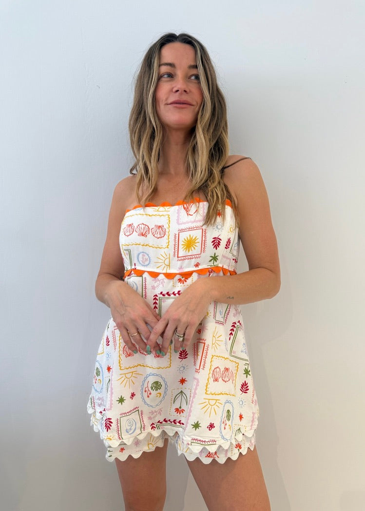 BURST OF BLISS ROMPER