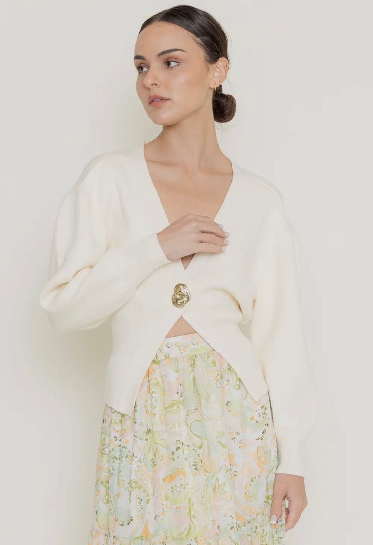 VAIL CREAM CARDIGAN