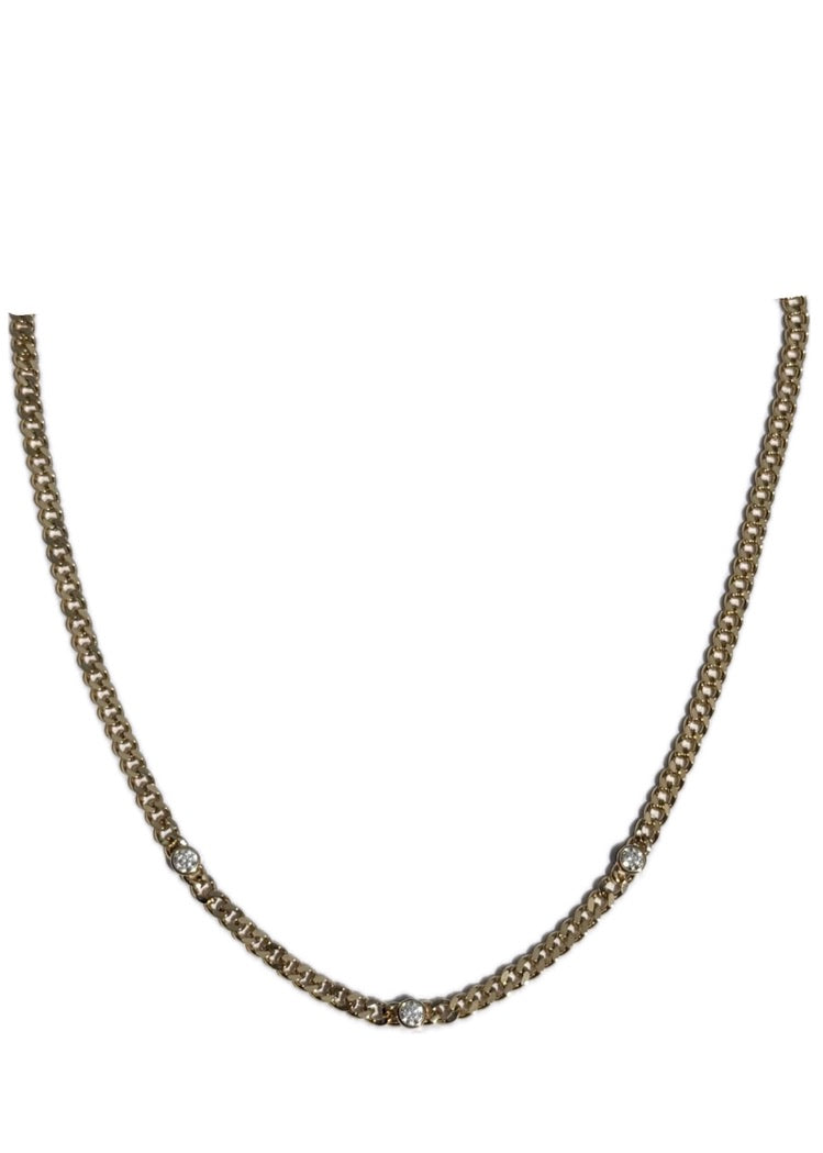 ELOISE 3 JEWEL NECKLACE